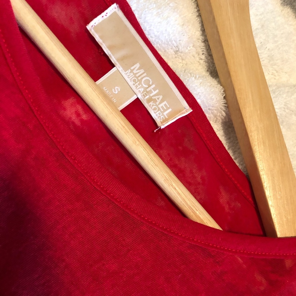 Silk and cotton top
